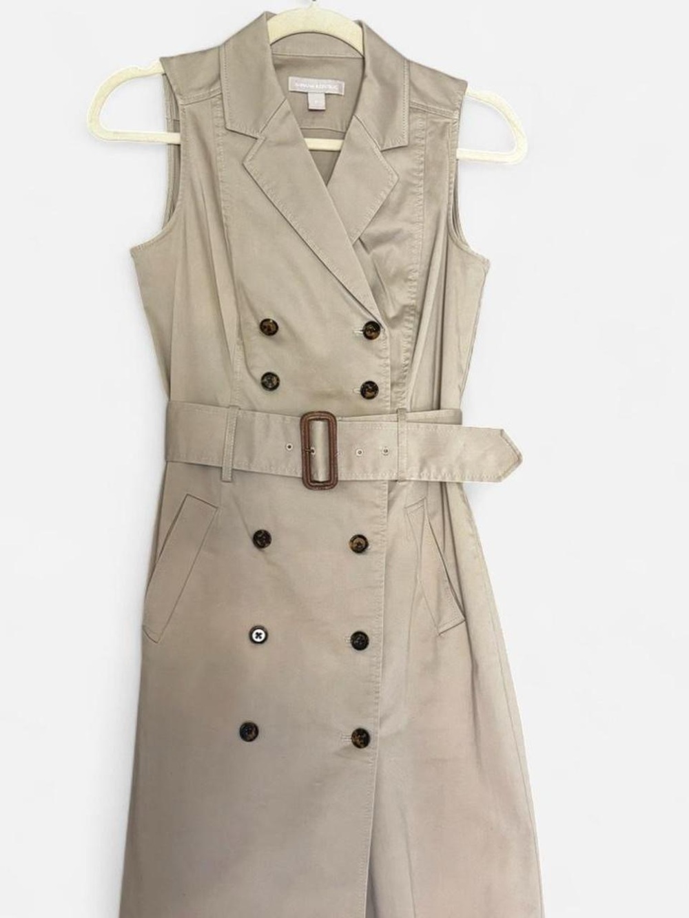 Banana Republic Trench Dress in Beige Size 0